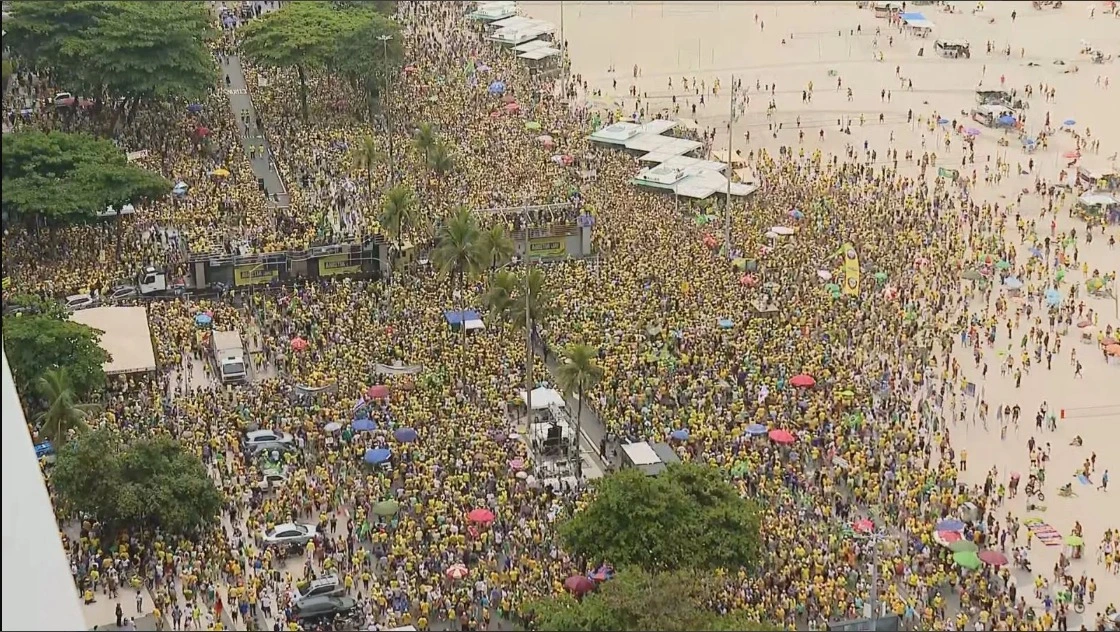 Manifestação dezesseis de março.