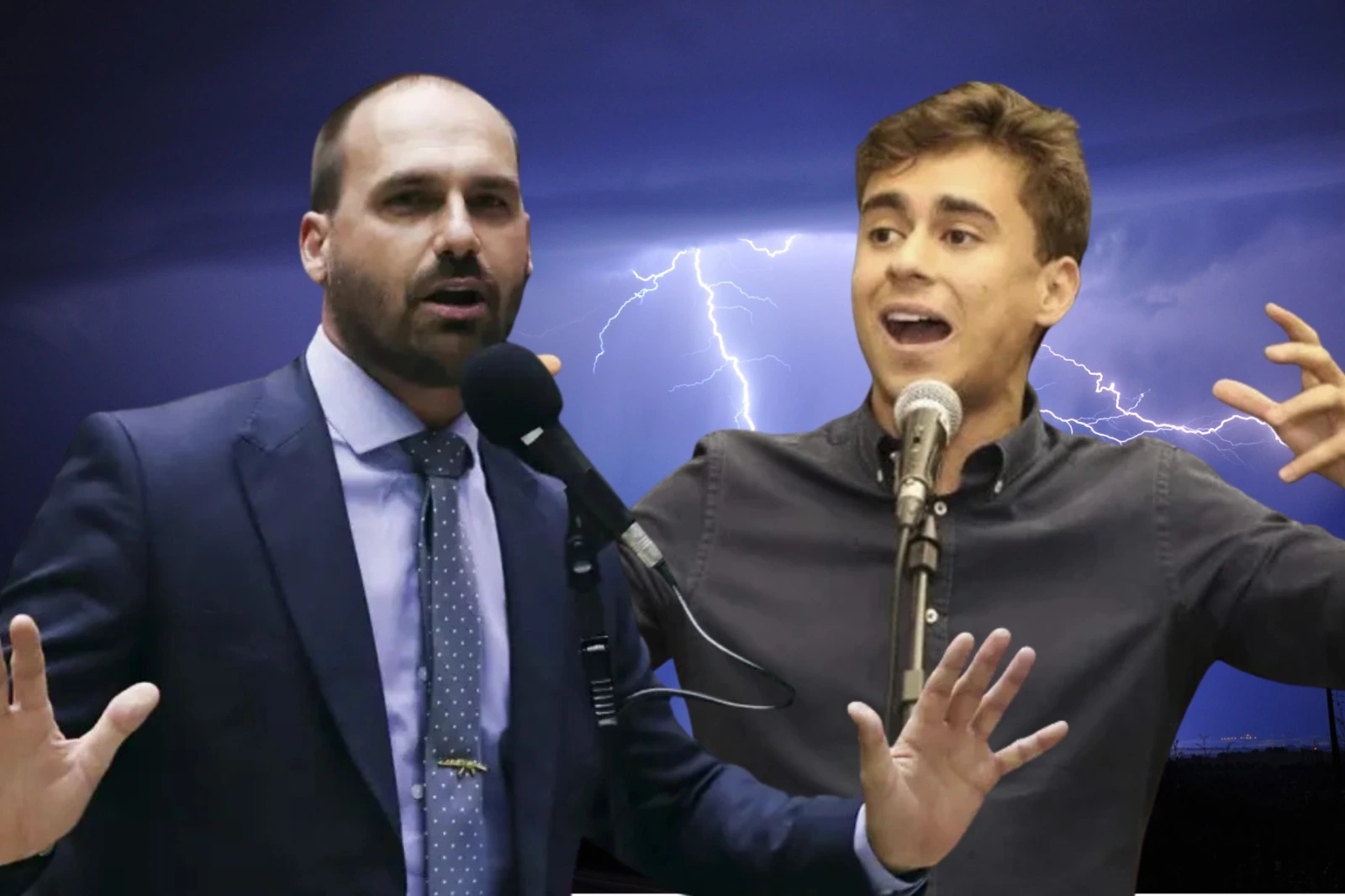 O deputado federal Eduardo Bolsonaro (PL-SP) protagonixou nesta segunda-feira ( 28) um embate público com o também deputado Nikolas Ferreira (PL-MG), após criticar o apoio a uma influenciadora digital que se opõe a Jair Bolsonaro.