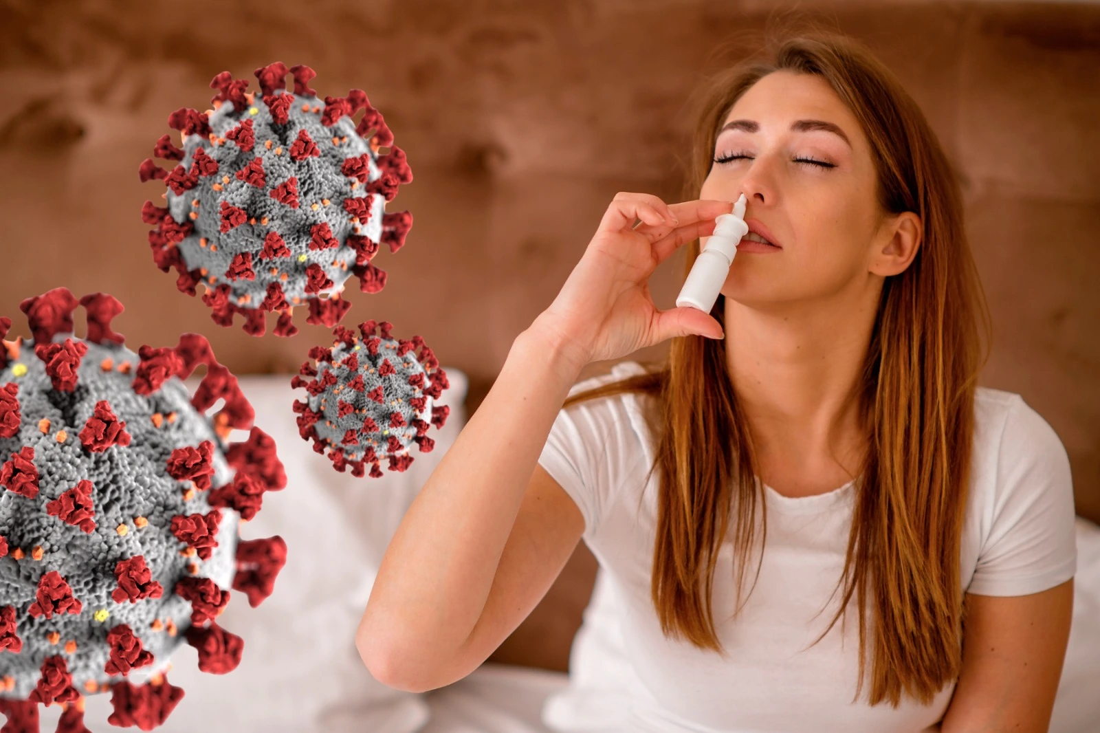 Um estudo publicado no JAMA Internal Medicine apontou que a azelastina, um spray nasal ati-histamínico já usado contra alergias sazonais, pode reduzir em até 69% o risco de infecção por COVID-19.