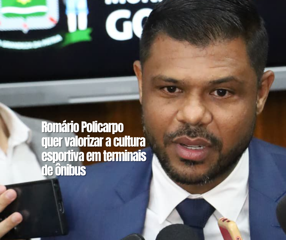 O vereador Policarpo propôs uma lei que permite batizar terminais de ônibus de Goiânia com nomes de times de futebol da capital. A medida busca valorizar a cultura esportiva e aproximar os torcedores do transporte público.