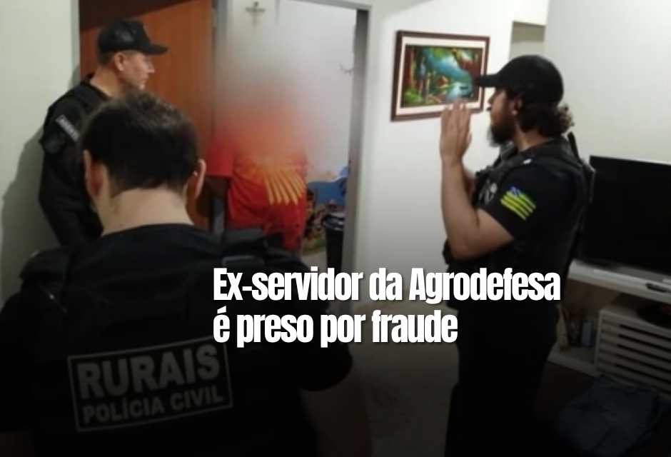 Um ex-servidor da Agência Goiana de Defesa Agropecuária (Agrodefesa), que atuava em Luziânia, foi preso suspeito de envolvimento em fraudes de cerca de R$ 100 mil em movimentações fictícias de bovinos.