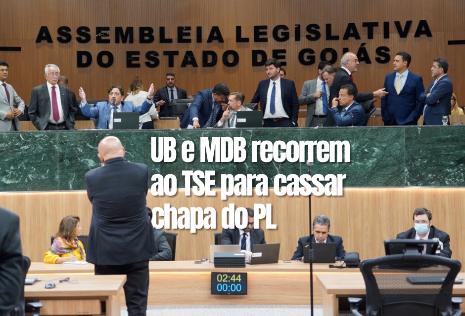 Os partidos União Brasil e MDB recorreram ao Tribunal Superior Eleitoral (TSE) para tentar cassar a chapa de deputados estaduais do PL eleita em 2022. A ação, assinada por advogados ligados ao governador Ronaldo Caiado e ao vice Daniel Vilela, alega fraude na cota de gênero e uso de candidaturas fictícias. O recurso, protocolado em 6.out.2025, busca anular toda a nominata do partido comandado por Wilder Morais.
