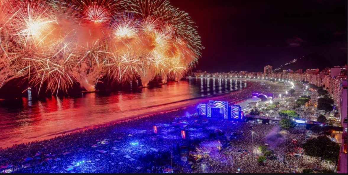 O Rio entra na noite desta quarta-feira (31) com um selo que pesa: o Guinness Word Records reconheceu o Réveillon de Copacabana como o maior do mundo e a cidade espera repetir a imagem clássica de mar de gente na areia.