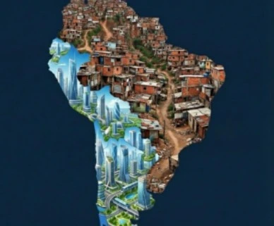 O presidente argentino Javier Milei compartilhou no instagram uma imagem que retrata o Brasil como 