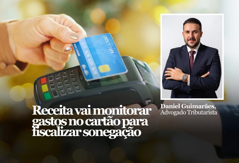 A Receita Federal está de olho nos gastos do cartão de crédito e irá acompanhar com maior rigor as movimentações financeiras com o objetivo de identificar possíveis casos de sonegação. Todas as despesas do contribuinte consideradas relevantes já chegam automaticamente ao Fisco e aquelas decorrentes do uso do cartão de crédito servirão como termômetro para verificar se o padrão de consumo está ou não compatível com a renda declarada.
