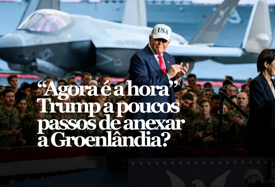 Trump disse que “agora é a hora” de os EUA terem “controle total” da Groenlândia, território autônomo da Dinamarca. A Europa tenta conter a escalada e prepara resposta.