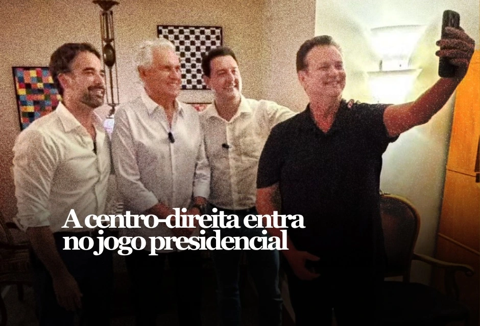 Nesta terça-feira (27), Ronaldo Caiado confirmou filiação ao PSD ao lado de Ratinho Jr. (PR) e Eduardo Leite (RS). A imagem foi interpretada como sinal de que o partido busca protagonismo na centro-direita e não quer ficar refém de decisões tomadas fora das mesas de negociação.