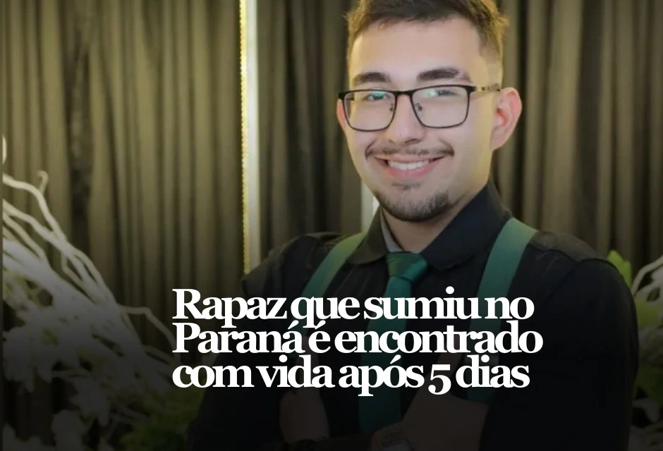 O jovem roberto Farias Thomaz, de 20 anos, que estava desaparecido no Pico do Paraná desde o dia 1º, foi encontrado com vida na manha desta segunda-feira (5).