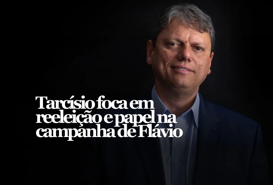 Aliados afirmam nesta terça-feira (6.jan) que Tarcísio de Freitas vai priorizar a reeleição em são Paulo e não deve atuar em tempo integral na pré-campanha de Flávio Bolsonaro.