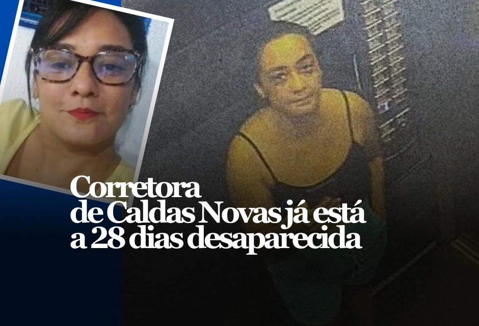 Daiane Alves Souza, 43, está desaparecida há 28 dias nesta quarta-feira (14) em Caldas Novas (GO). Ela foi vista pela última vez em 17.dez, ao descer ao subsolo para religar a energia.