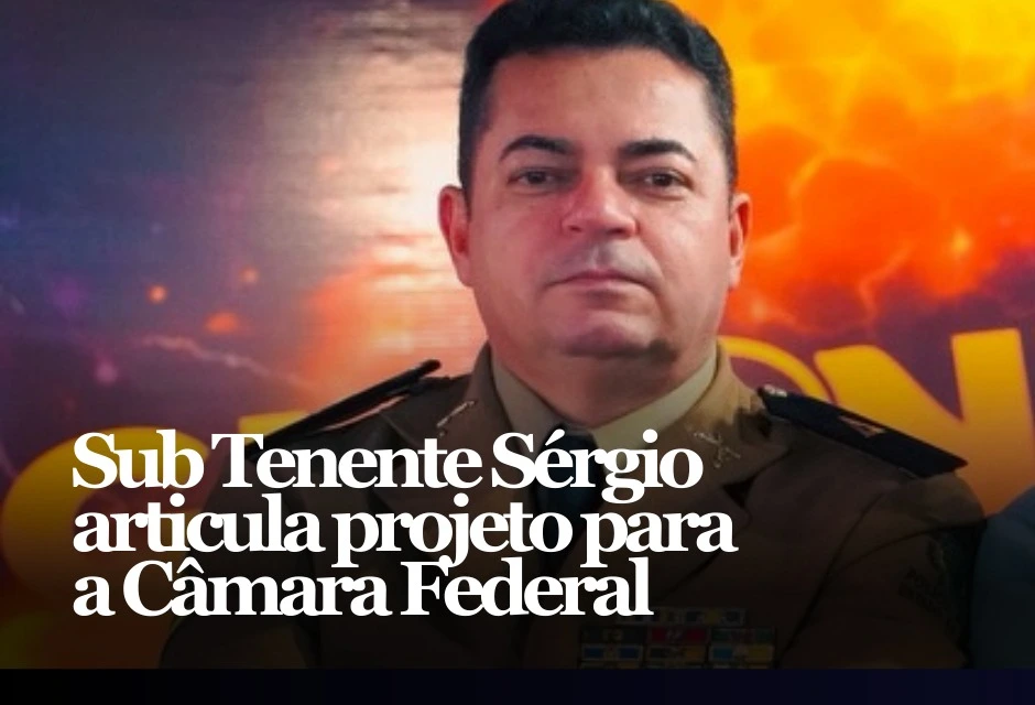 O subtenente Sérgio vem ampliando sua articulação política e ganhando visibilidade com o projeto de pré-candidatura a deputado federal. Conhecido por atuação ligada à pauta da segurança pública, ele tem buscado apoio em diferentes regiões e aproximado o discurso de demandas da categoria e de temas de interesse social.