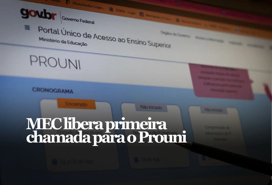 O MEC liberou nesta terça-feira (3) o resultado da 1ª chamada do Prouni. Se você foi pré-selecionado, a bolsa só se confirma após a etapa de comprovação e matrícula.