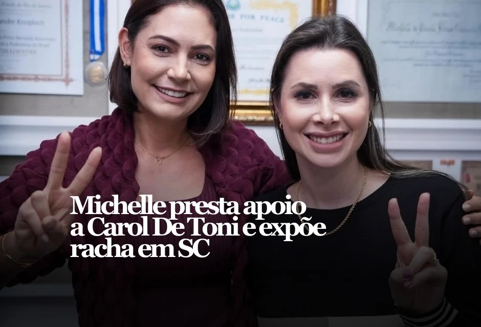 Ontem (quarta-feira, 4), a ex-primeira-dama — presidente do PL Mulher — publicou mensagem de apoio à deputada, depois de De Toni relatar que ouviu da direção nacional que não há vaga para ela disputar o Senado pela sigla.
