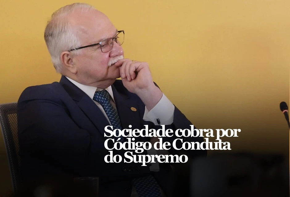 A pressão por um código de conduta específico para ministros do STF saiu do debate restrito a bastidores e ganhou tração pública neste domingo (1º), com a divulgação de um manifesto assinado por organizações e personalidades que defendem regras mais claras sobre conflito de interesses, benefícios, transparência e relações privadas