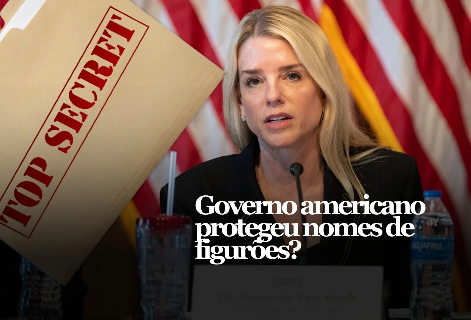 A batalha agora não é só sobre arquivos: é sobre quem aparece — e quem some — nas páginas do caso Jeffrey Epstein. Nos EUA, congressistas acusam o Departamento de Justiça de manter nomes de figurões sob tarjas sem justificativa clara.