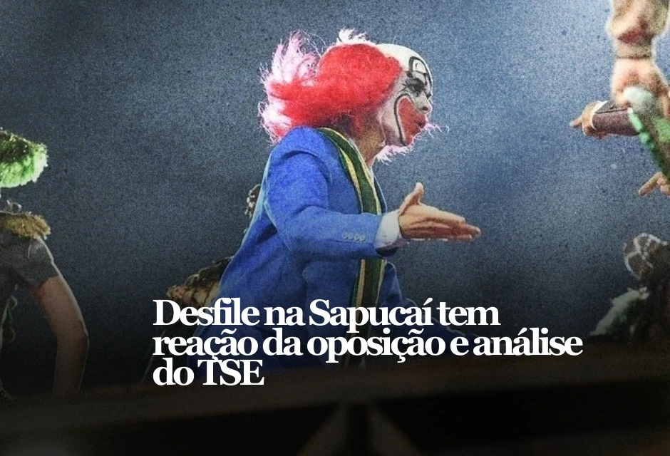 O desfile da Acadêmicos de Niterói, neste domingo (15), saiu da avenida direto para a disputa política: a oposição reagiu e o TSE deve analisar imagens para verificar se houve propaganda eleitoral antecipada.