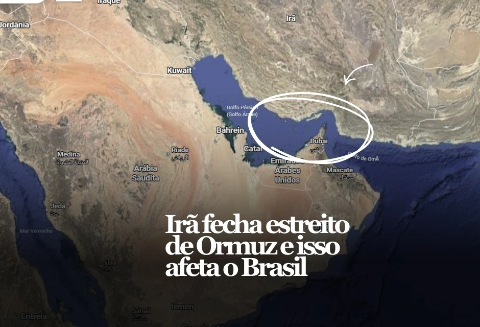 Se o Irã fecha (ou mesmo “trava”) o Estreito de Ormuz, o impacto chega ao Brasil por dois caminhos rápidos: energia mais cara no mundo e fertilizante nitrogenado pressionado — com reflexo direto no custo do frete e na conta do produtor rural.