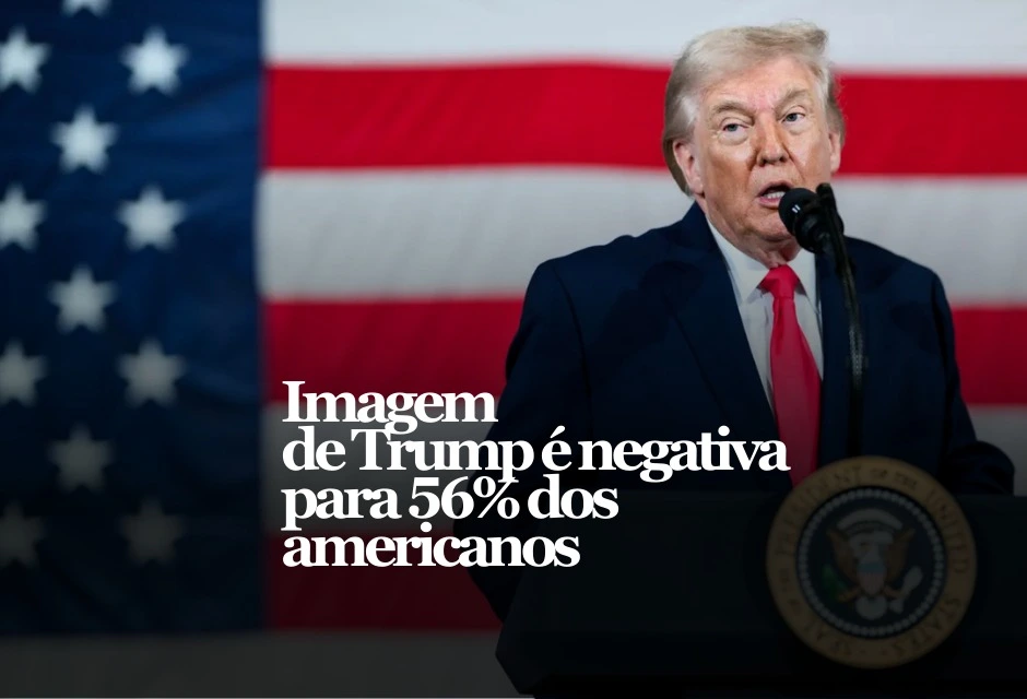 Um novo levantamento indica que 56% dos americanos desaprovam, total ou parcialmente, o desempenho de Donald Trump — e parte do eleitorado usa rótulos pesados para descrevê-lo.