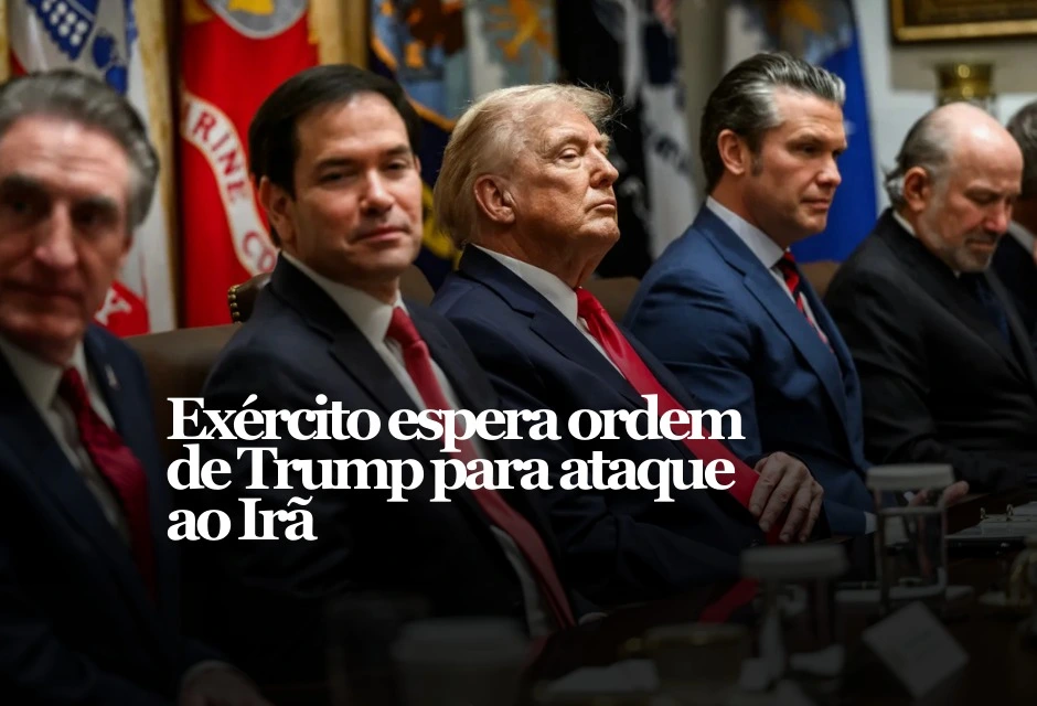 A região entrou em modo de prontidão: militares dos EUA já estariam em posição para um possível ataque ao Irã, mas a ordem final ainda depende de Donald Trump.