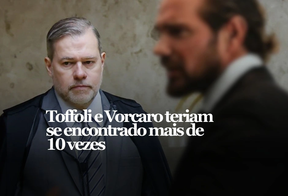 Um relatório da Polícia Federal citado pela imprensa descreve mais de dez encontros presenciais entre Daniel Vorcaro (Banco Master) e o ministro Dias Toffoli, em agendas que teriam ocorrido entre 2023 e 2024.
