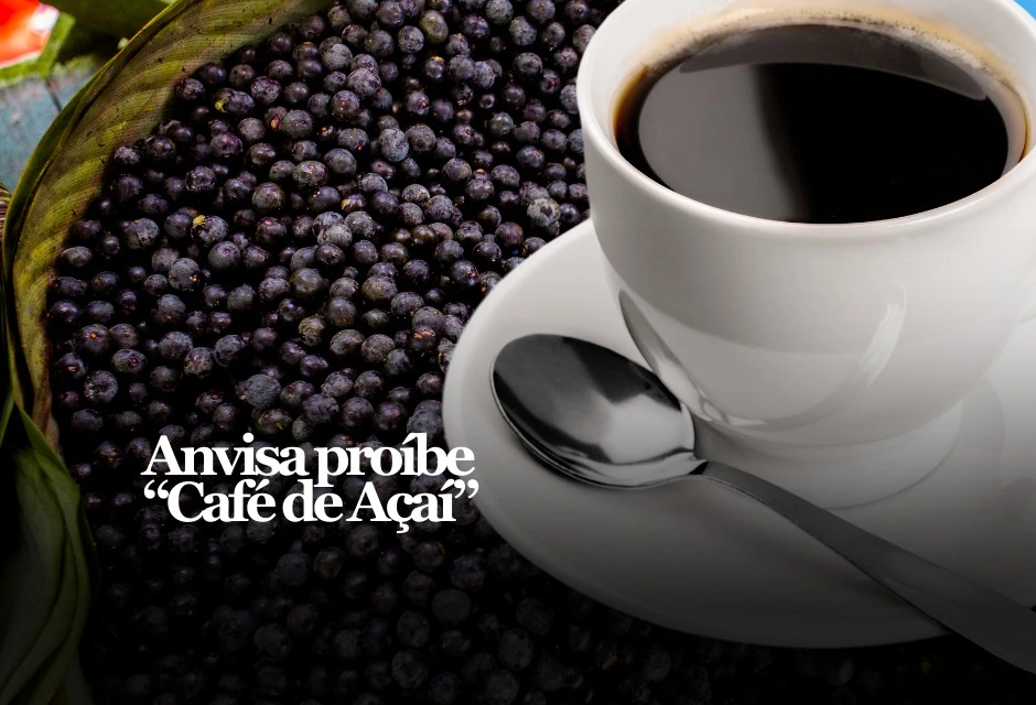 A Anvisa proibiu a comercialização, distribuição e divulgação do produto vendido como “Café de Açaí” após identificar publicidade com promessas de tratar e prevenir doenças