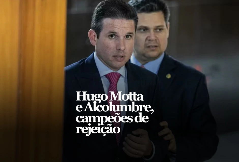Na pesquisa AtlasIntel/Bloomberg, os chefes da Câmara e do Senado aparecem como as figuras com imagem mais desgastada hoje no Brasil.