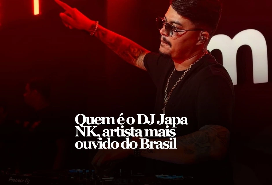 O topo do Spotify Brasil nesta semana tem uma assinatura que talvez parte do público ainda esteja conhecendo: DJ Japa NK, produtor e artista de funk que vem empilhando colaborações e hits de alta circulação nas plataformas.