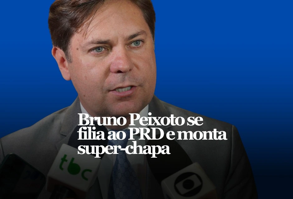 presidente da Assembleia Legislativa de Goiás, Bruno Peixoto, oficializou a ida ao PRD e assumiu o comando, no estado, da federação com o Solidariedade. No mesmo movimento, colocou na rua uma chapa ampla de pré-candidatos a deputado federal, numa tentativa de transformar a estrutura partidária em palanque competitivo para 2026.