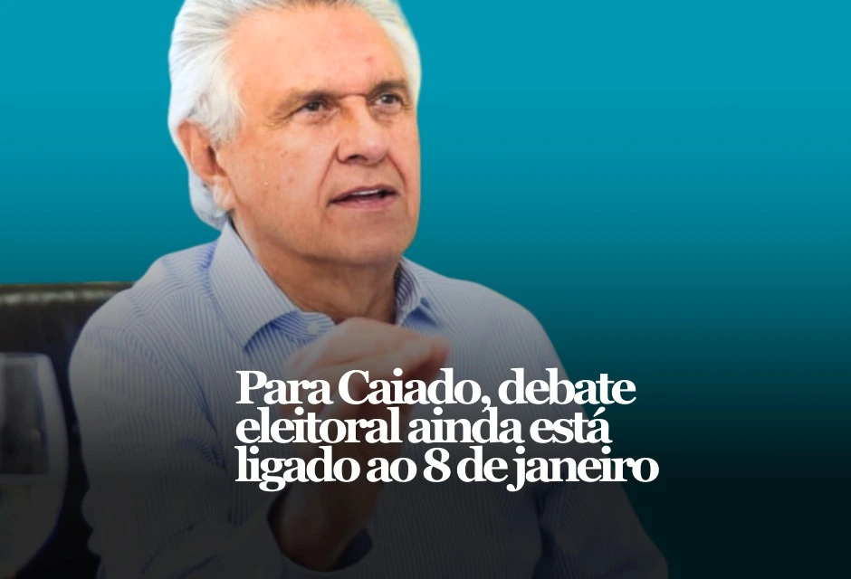 Em meio ao avanço de Flávio Bolsonaro nas pesquisas e à permanência de Lula no centro da disputa, Ronaldo Caiado tenta marcar um espaço próprio: o de quem quer tirar a eleição de 2026 do eixo simbólico do 8 de janeiro e empurrá-la para o terreno da gestão.