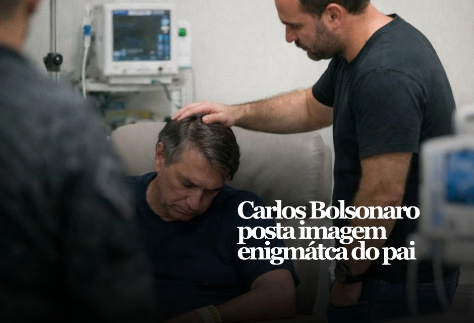 Uma publicação de Carlos Bolsonaro sobre o estado de saúde de Jair Bolsonaro mexeu com a base bolsonarista e abriu nova disputa de narrativa em torno da imagem do ex-presidente.
