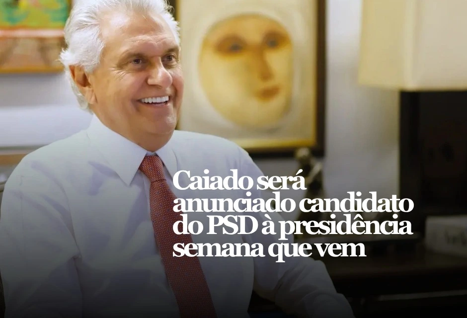 A desistência de Ratinho Júnior da disputa pelo Planalto deixou Ronaldo Caiado em posição mais favorável dentro do PSD O governador do Paraná confirmou nesta segunda-feira (23) que vai concluir o mandato e não será candidato a presidente, decisão comunicada a Gilberto Kassab após conversa com a família.