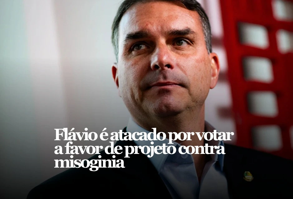 O voto de Flávio Bolsonaro (PL-RJ) a favor do projeto que criminaliza a misoginia abriu um desgaste incômodo dentro do bolsonarismo. A proposta foi aprovada por unanimidade no Senado, por 67 votos a 0.