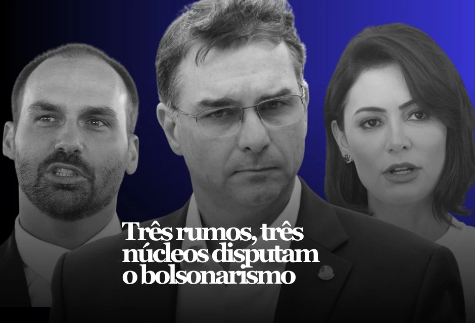 O entorno de Jair Bolsonaro já não se move como um bloco único. Nas últimas semanas, a disputa interna entre Flávio, Michelle e Eduardo deixou de ser ruído de bastidor e passou a produzir sinais públicos de fragmentação dentro do PL e do bolsonarismo.