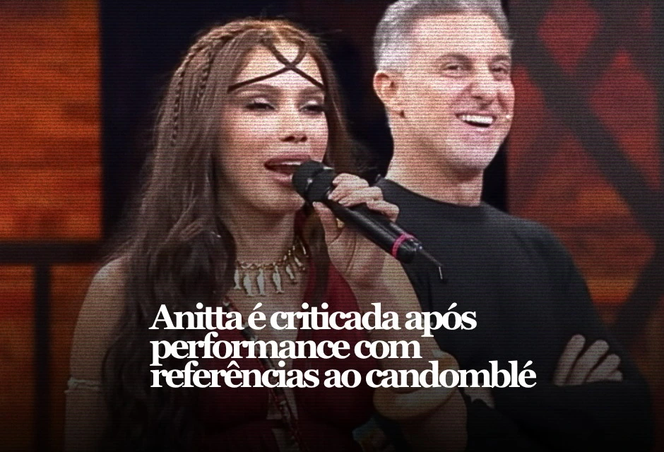 A apresentação de Anitta no Domingão com Huck, neste domingo (5), saiu do campo musical e virou debate sobre intolerância religiosa.