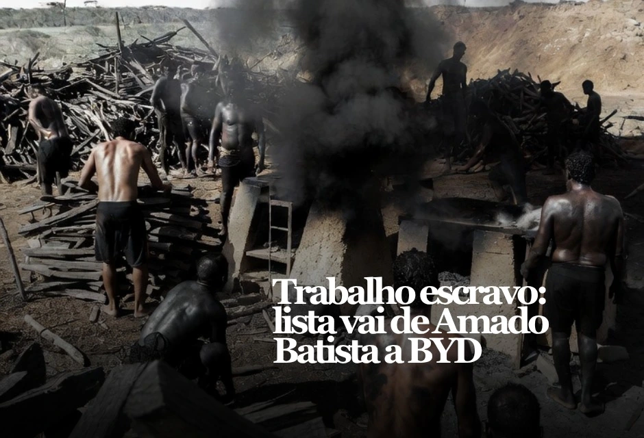 O governo federal atualizou em 7 de abril o cadastro de empregadores flagrados submetendo trabalhadores a condições análogas à escravidão. A nova versão inclui a BYD Auto do Brasil e o cantor Amado Rodrigues Batista, nome civil de Amado Batista.