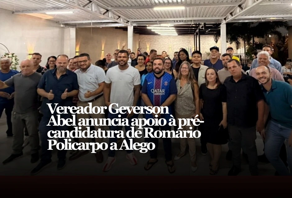 O vereador Geverson Abel (Republicanos) anunciou na noite desta segunda-feira (13/4) seu apoio à pré-candidatura do presidente da Câmara de Goiânia, Romário Policarpo (Cidadania), a deputado estadual. A aliança foi firmada durante reunião de Abel e sua equipe com o pré-candidato.