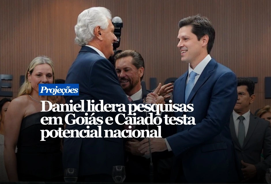 A sucessão em Goiás começou com um desenho mais favorável para Daniel Vilela do que para a aventura nacional de Ronaldo Caiado. Empossado governador em 31 de março, após a renúncia de Caiado para disputar o Planalto, Daniel herdou não só a máquina estadual, mas também a bandeira da continuidade de uma gestão bem avaliada no estado.