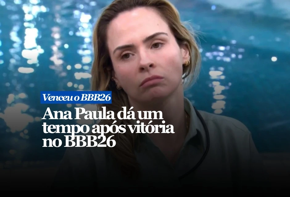 Ana Paula Renault ficou fora de parte dos compromissos pós final do BBB26 nesta quarta-feira (22), um dia depois da vitória no reality.