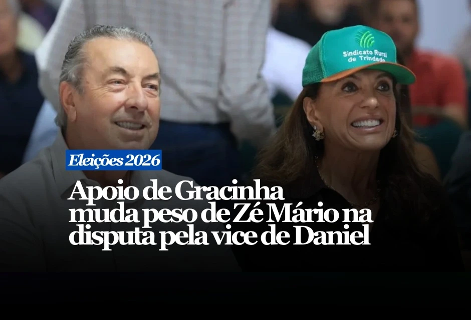 Daniel Vilela, mas muda o peso da disputa dentro da base governista. A manifestação ocorreu em Goiânia, durante encontro com lideranças rurais. Diante de presidentes de sindicatos e produtores, Gracinha defendeu Zé Mário como nome para a vice-governadoria e deixou claro que a decisão final cabe a Daniel Vilela e Ronaldo Caiado.