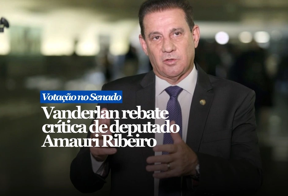 O senador Vanderlan Cardoso gravou vídeo para rebater críticas de que teria votado a favor de Jorge Messias, indicado por Lula ao Supremo. O alvo direto foi o deputado estadual Amauri Ribeiro, do PL, que criticou senadores goianos em fala na Assembleia Legislativa. Amauri aparece oficialmente como deputado em exercício pelo PL na Alego.