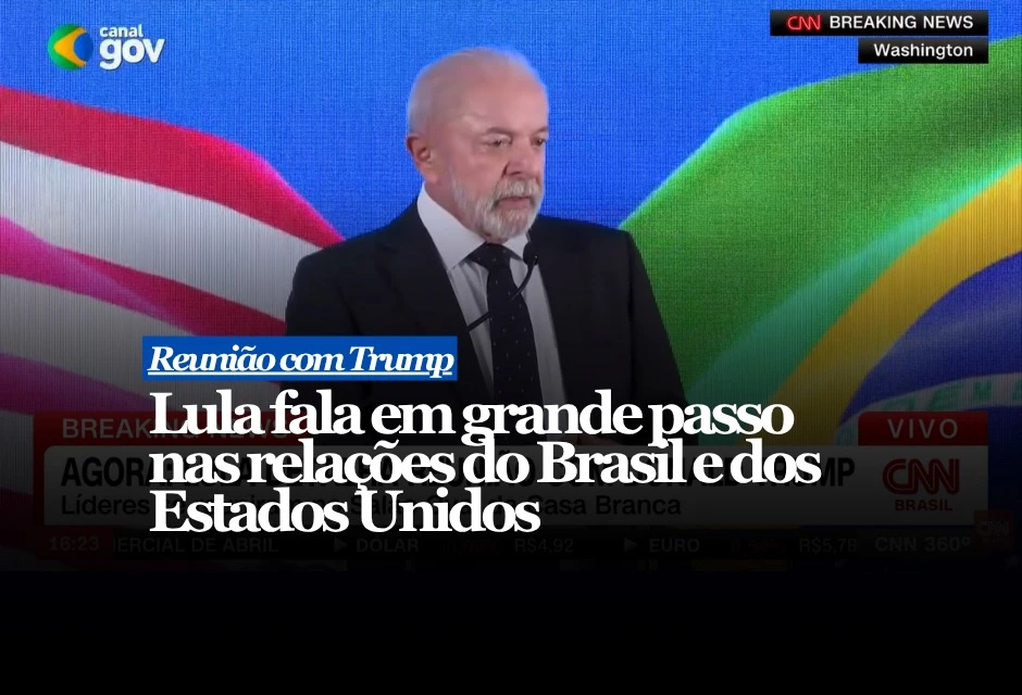 Após a reunião de cerca de três horas na Casa Branca, o presidente brasileiro disse que defendeu a formação de uma coalizão de países para enfrentar facções e redes internacionais. Ao falar sobre o tema, Lula afirmou que “parte das armas que chegam ao Brasil sai dos EUA” e disse que o problema não pode ser tratado apenas como uma cobrança sobre países latino-americanos.