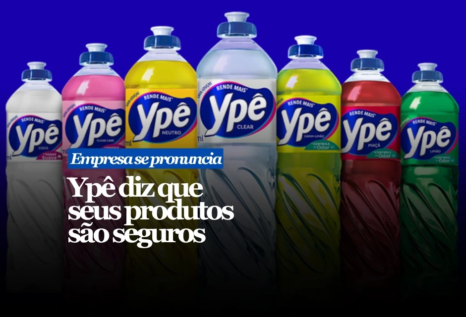 A medida atinge lava-louças, sabão líquido para roupas e desinfetantes fabricados pela Química Amparo, em Amparo (SP). Segundo a agência, uma inspeção feita com vigilâncias sanitárias de São Paulo identificou falhas em etapas críticas da produção, incluindo garantia da qualidade, fabricação e controle.