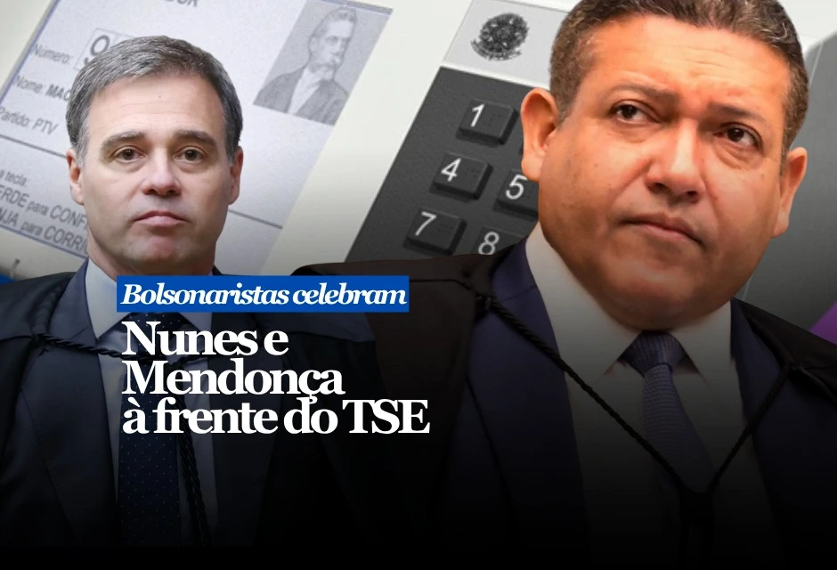 A posse dos ministros Kássio Nunes Marques e André Mendonça na presidência e vice-presidência do Tribunal Superior Eleitoral (TSE) marca uma mudança de tom na condução das Eleições Gerais de 2026. Indicados ao Supremo Tribunal Federal pelo ex-presidente Jair Bolsonaro, os magistrados assumem o comando da Justiça Eleitoral sob um olhar de otimismo da ala conservadora e de vigilância por parte da oposição ao antigo governo.