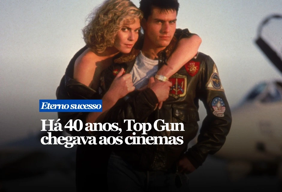 Quase quatro décadas depois da estreia, Top Gun ainda vende a mesma imagem: jaqueta de couro, óculos aviador, motos, caças, trilha grudenta e Tom Cruise no ponto exato em que virou astro global. Lançado nos cinemas dos EUA em 16 de maio de 1986, o filme dirigido por Tony Scott transformou uma história simples de pilotos navais em fenômeno pop.