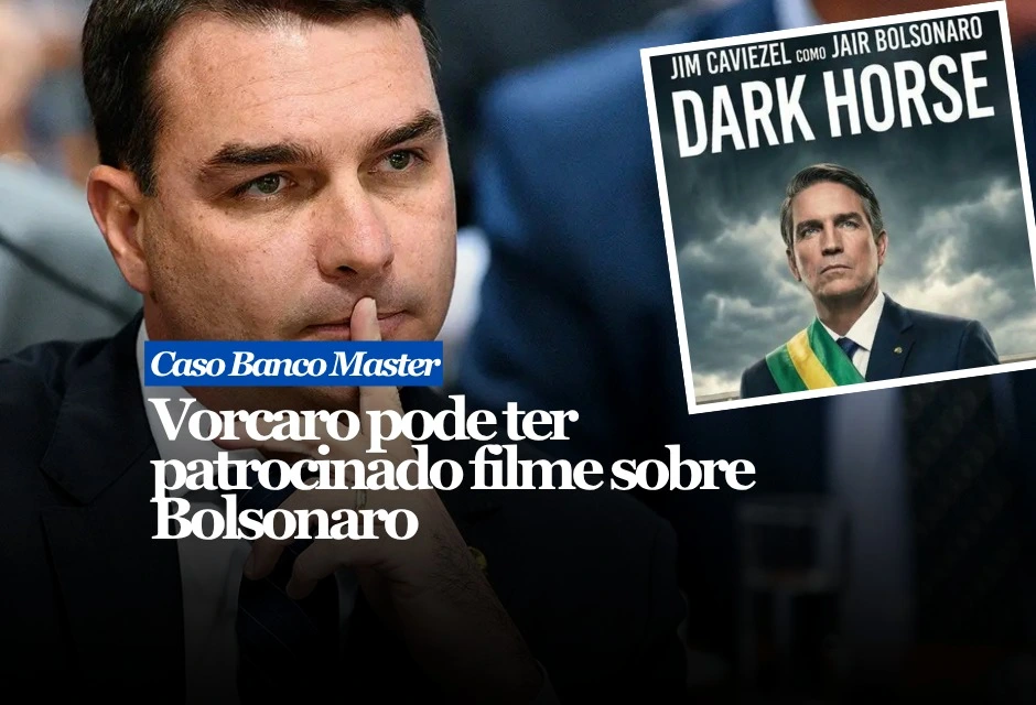 O Intercept Brasil publicou nesta quarta-feira (13) mensagens, documentos e áudios que atribui a uma negociação direta entre Flávio Bolsonaro e Daniel Vorcaro para financiar Dark Horse, filme sobre Jair Bolsonaro.
