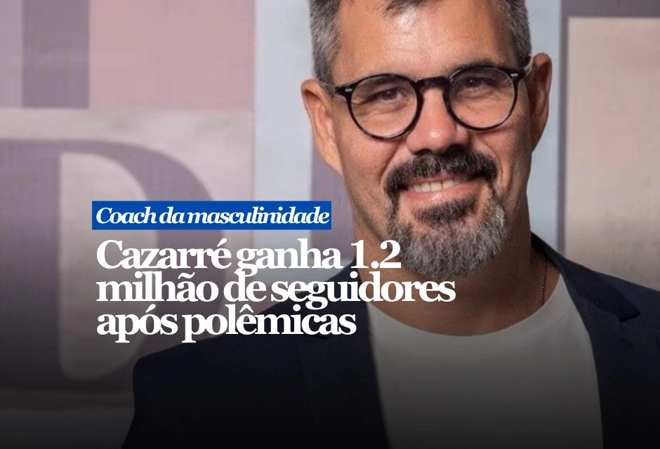 A polêmica em torno de Juliano Cazarré virou crescimento digital. Segundo levantamento divulgado por OFuxico, o ator ganhou cerca de 1,2 milhão de seguidores no Instagram em 30 dias, após críticas ao curso presencial “O Farol e a Forja”.