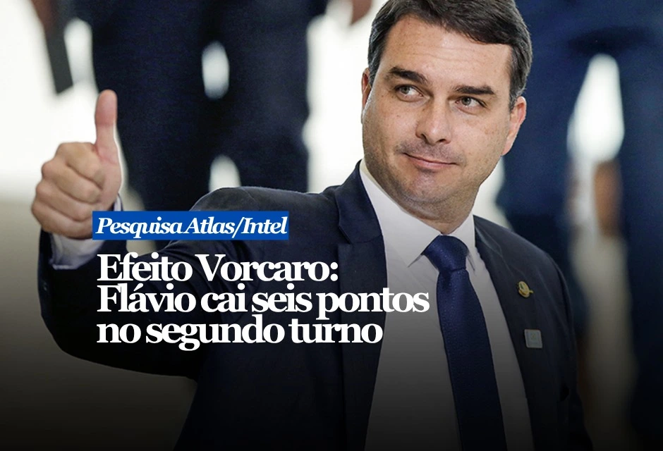 A primeira grande pesquisa AtlasIntel/Bloomberg divulgada depois dos áudios entre Flávio Bolsonaro e Daniel Vorcaro apontou perda de força do senador do PL.