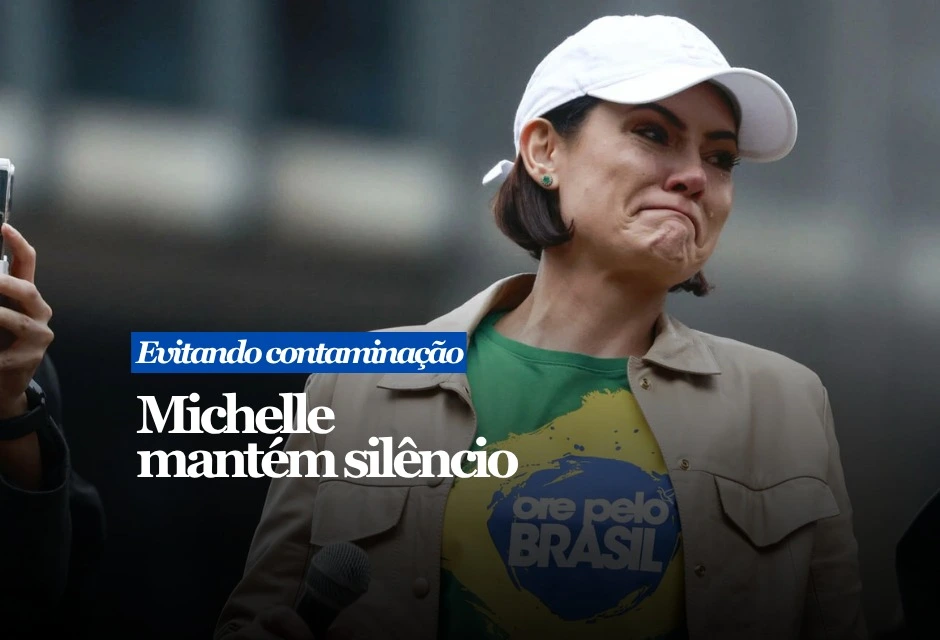 O silêncio de Michelle Bolsonaro sobre a crise de Flávio Bolsonaro funciona como preservação de espaço dentro da direita. Em política, às vezes, não entrar na defesa é a forma mais clara de não dividir o custo.