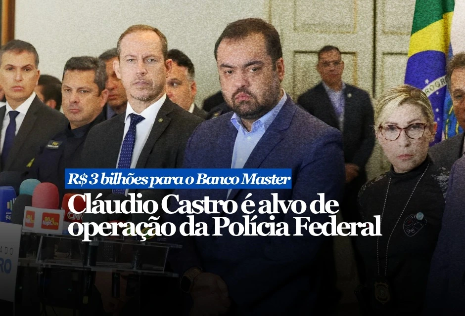 A Polícia Federal voltou a mirar Cláudio Castro, ex-governador do Rio de Janeiro, em uma apuração sobre dinheiro público aplicado no Banco Master.