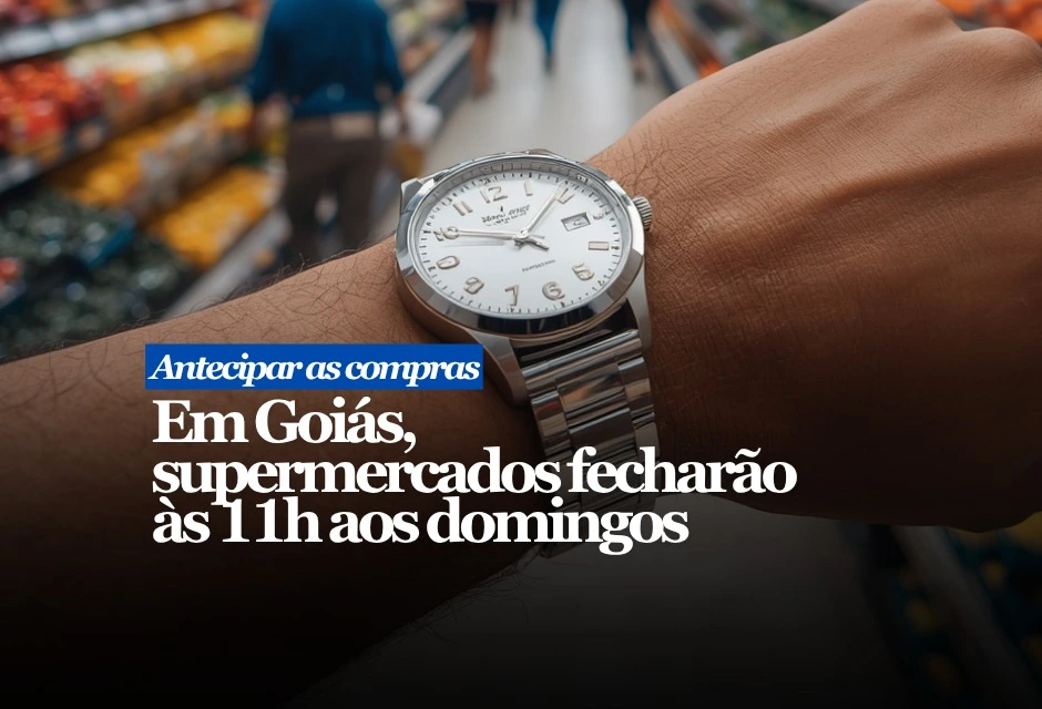 Supermercados em Goiás deverão funcionar só até 11h aos domingos e feriados a partir do próximo domingo (7). A regra foi definida em Convenção Coletiva de Trabalho da categoria.